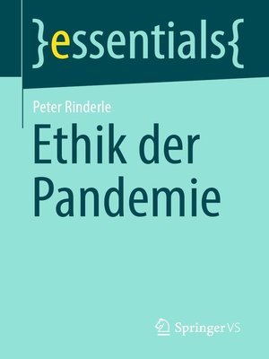 Ethik der Pandemie - ebook